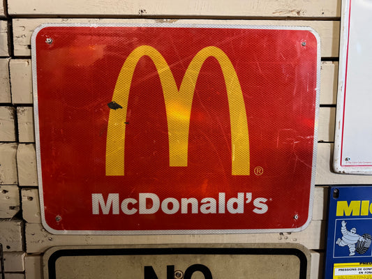 McDonalds metal skilt