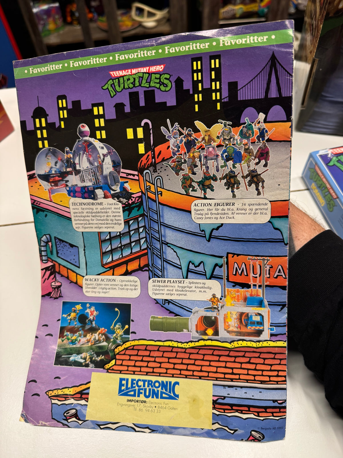 TMNT reklameblad Dansk