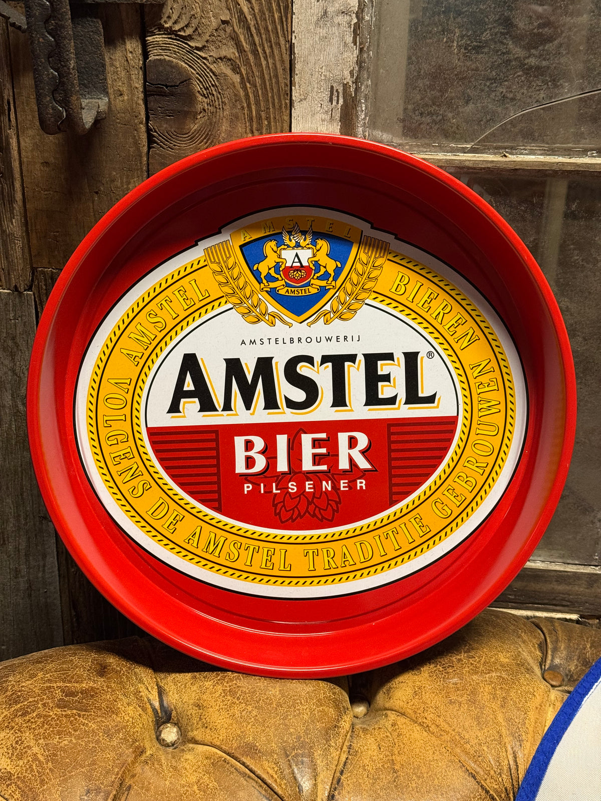 Amstel øl bakke