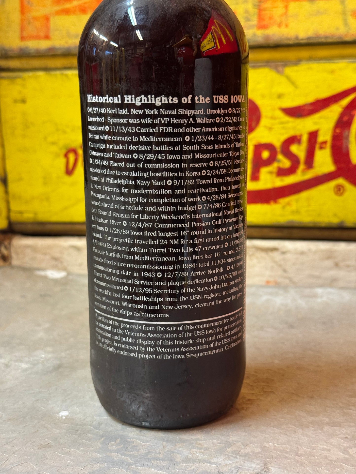 Battleship USS Iowa S.O.S. Amber Ale