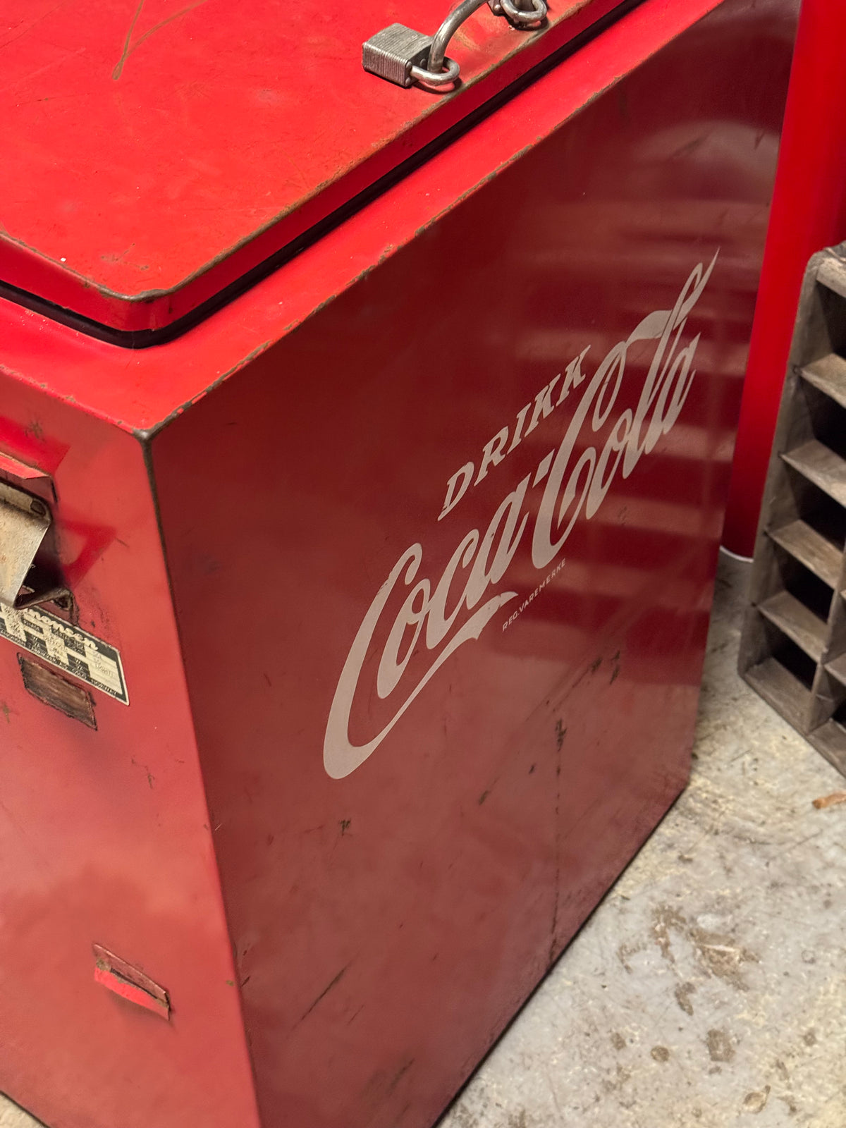 Coca Cola køler 1950/60erne