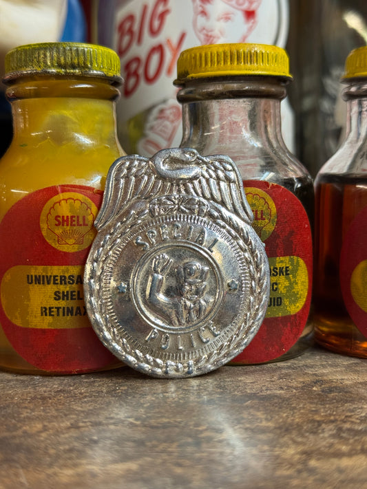 Vintage legetøjs skilt