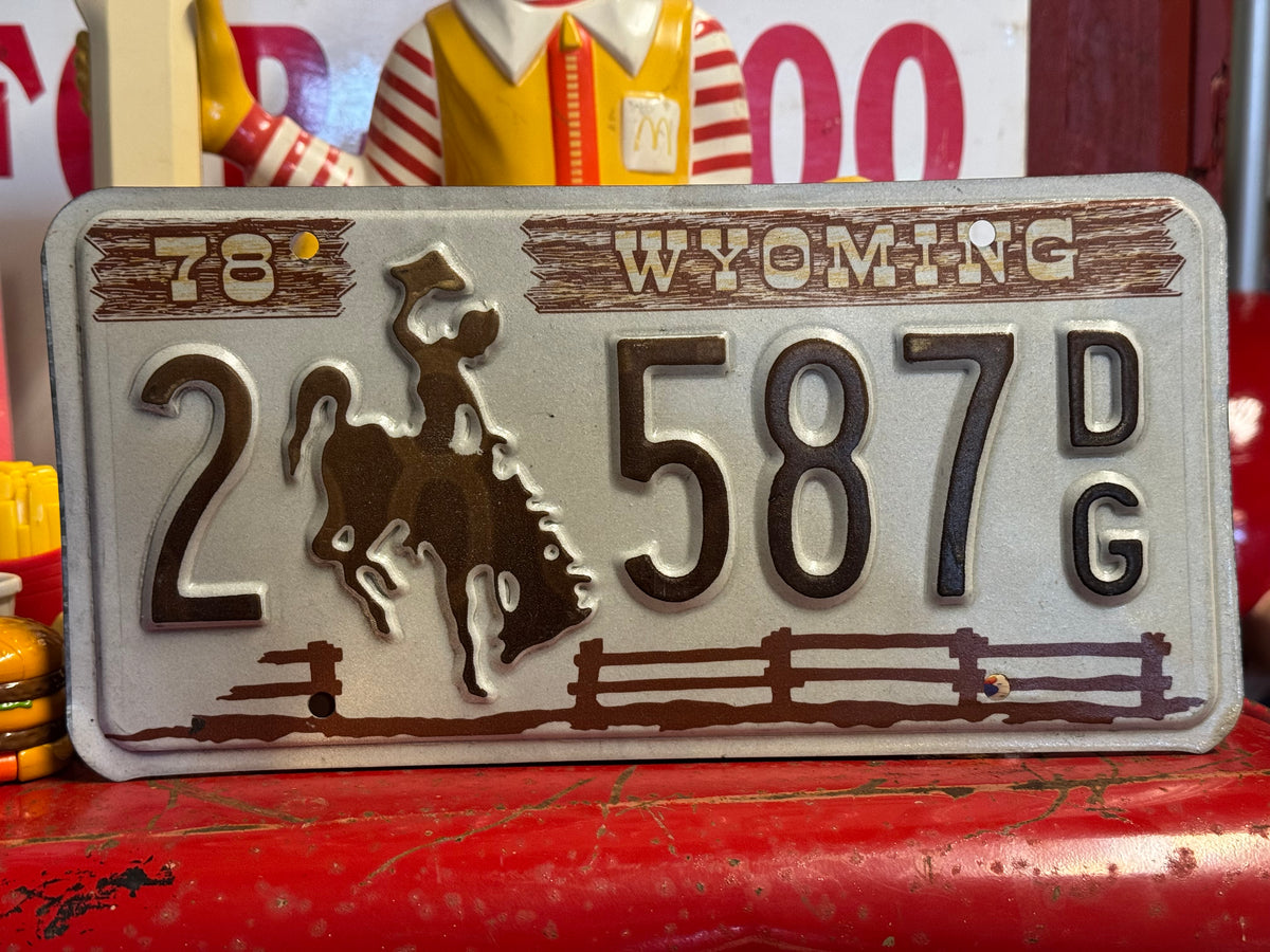 Wyoming nummerplade