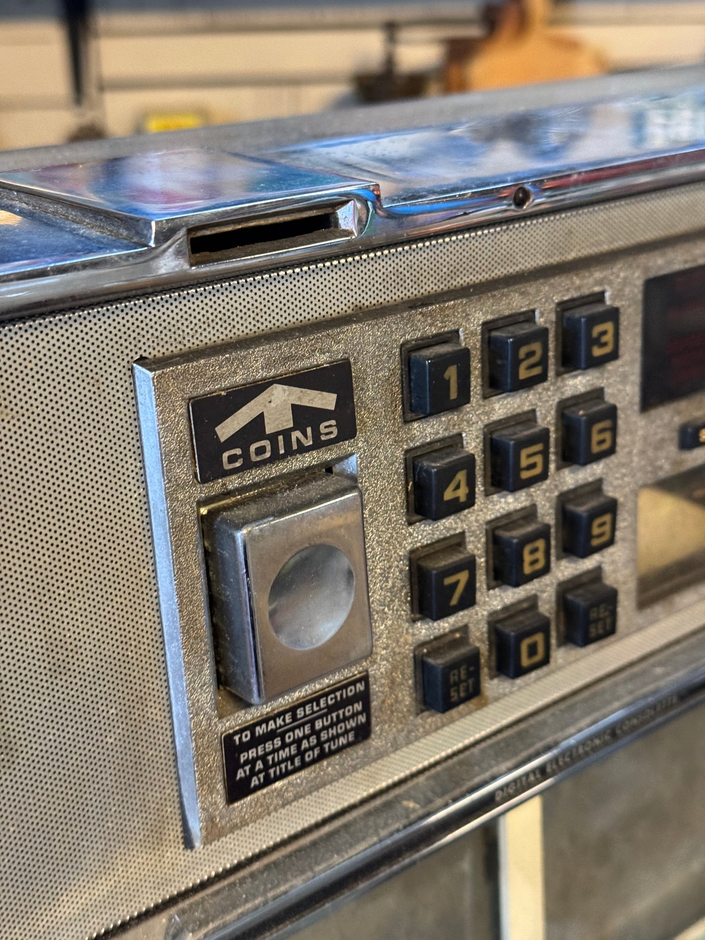 Seeburg Digital Electronic Consolette 1970erne