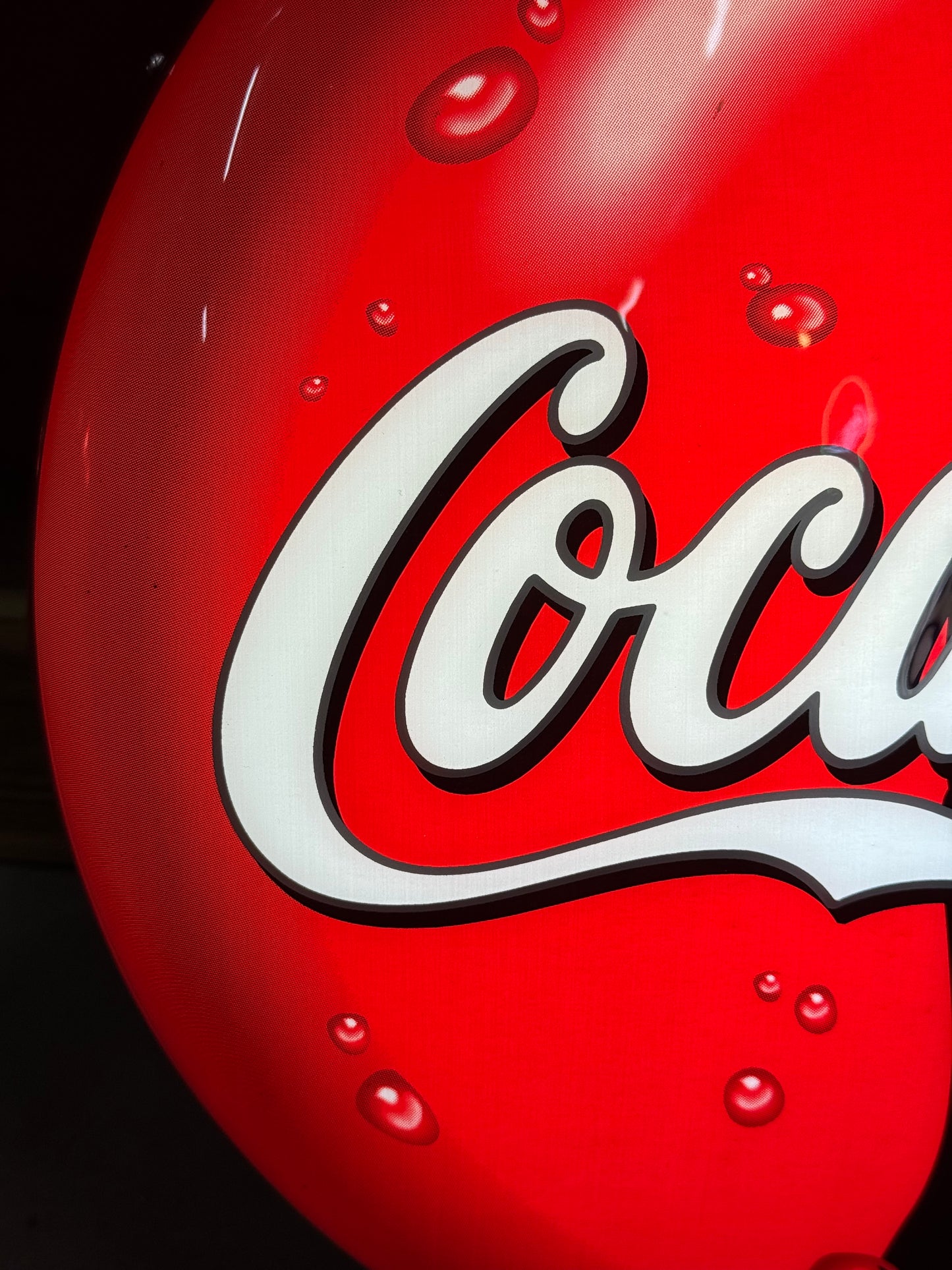 Coca Cola lysskilt