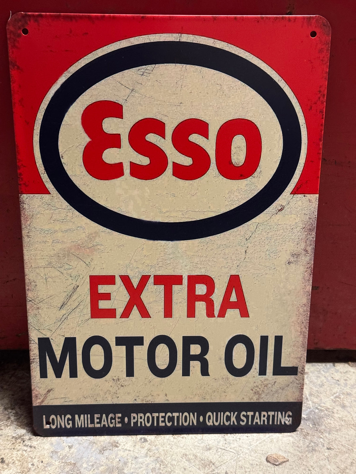 Esso repro blikskilt 20x30