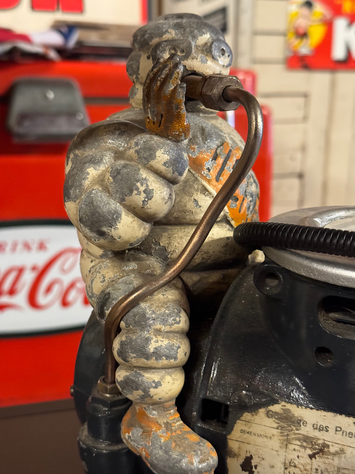 Michelin Bibendum-luftkompressor 1920-1930erne