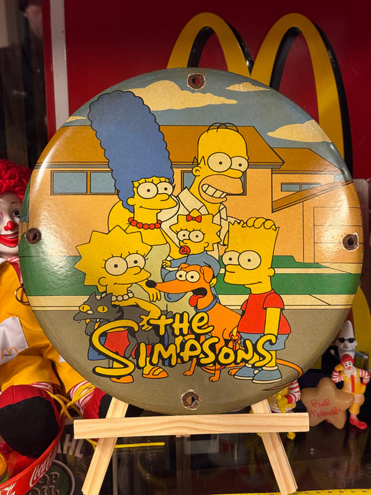 The Simpson’s Emalje skilt