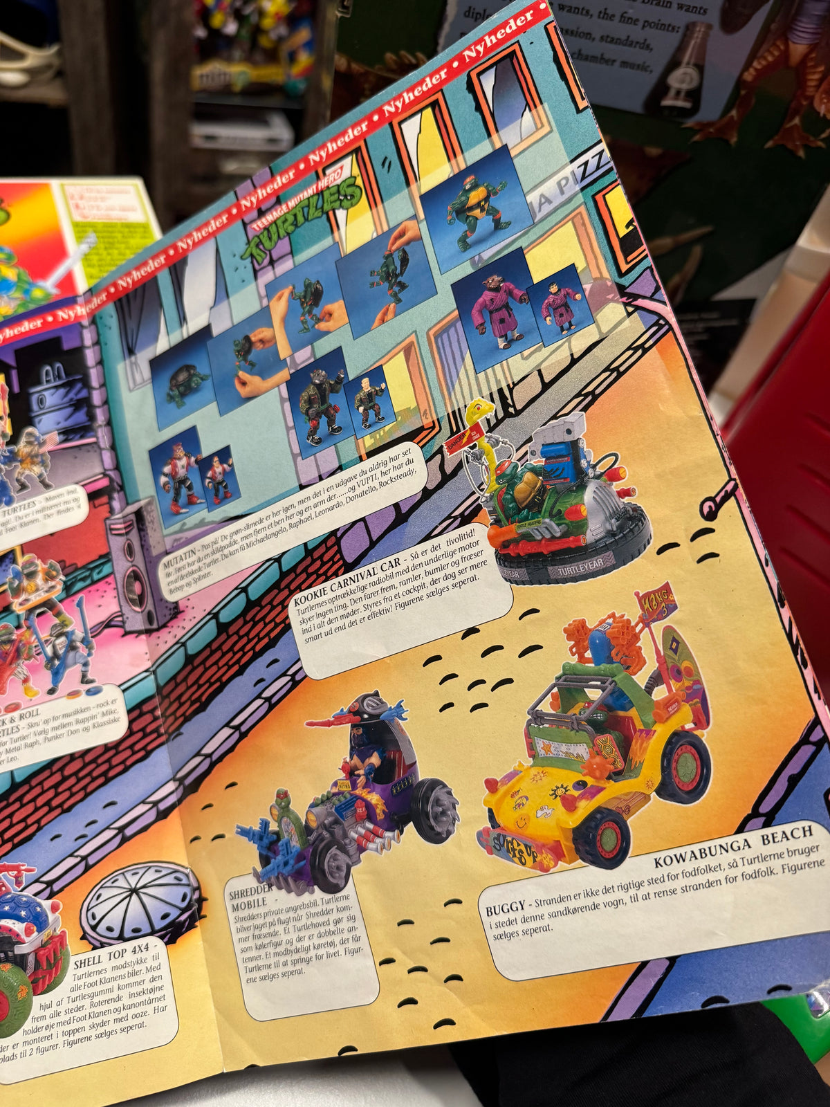 TMNT reklameblad Dansk