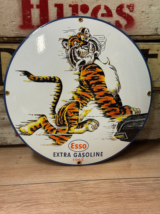 Esso Extra - Emaljeskilt