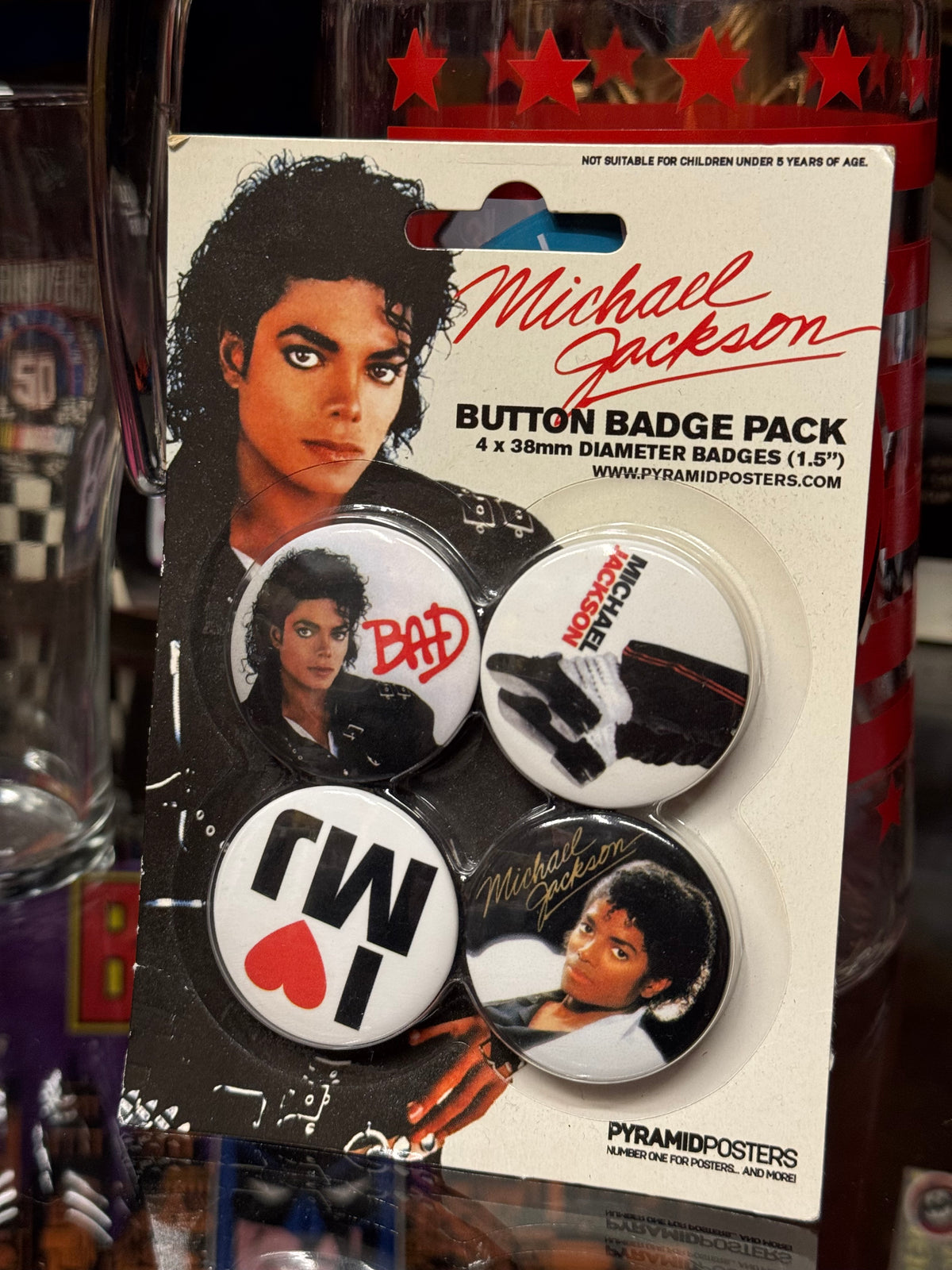 Michael Jackson badge pack 2008