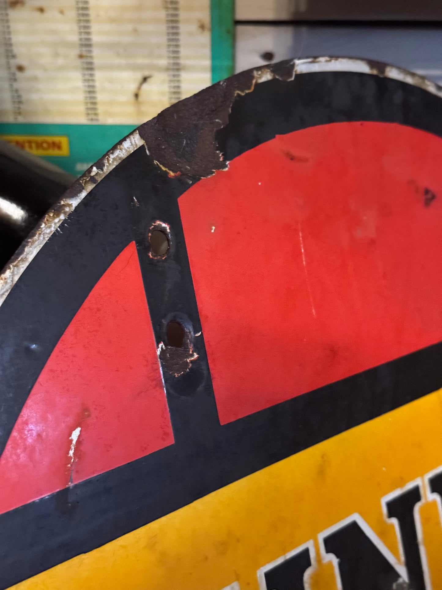 Dunlop stock Emaljeskilt