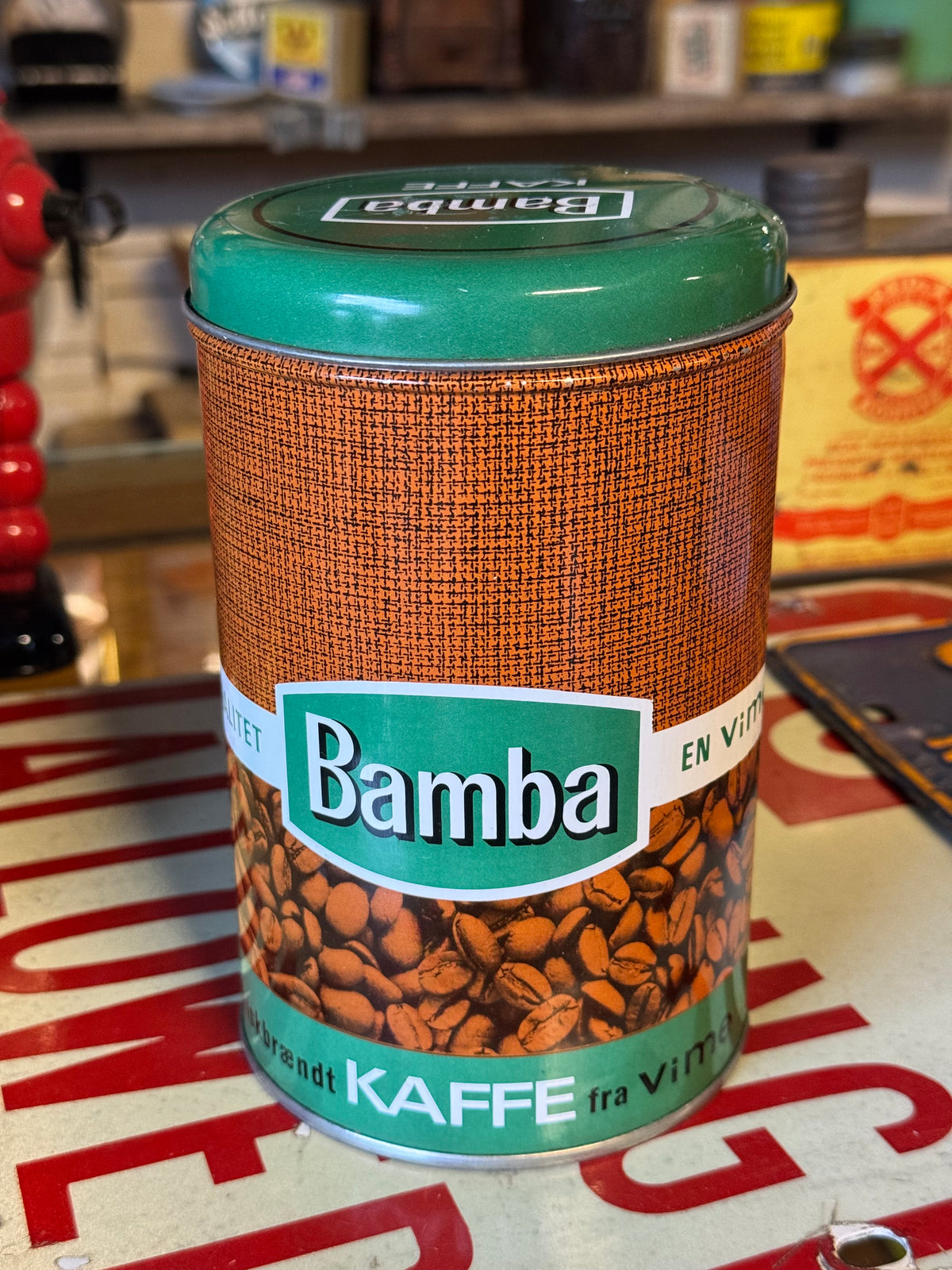 Bamba kaffedåse 1960/70erne
