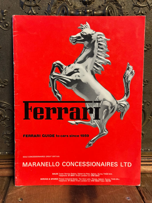 FERRARI GUIDE to cars since 1959