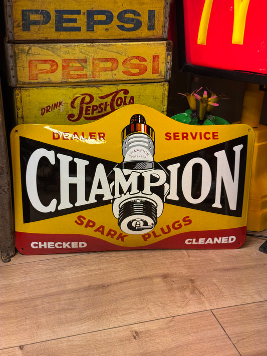 Champion - Emaljeskilt