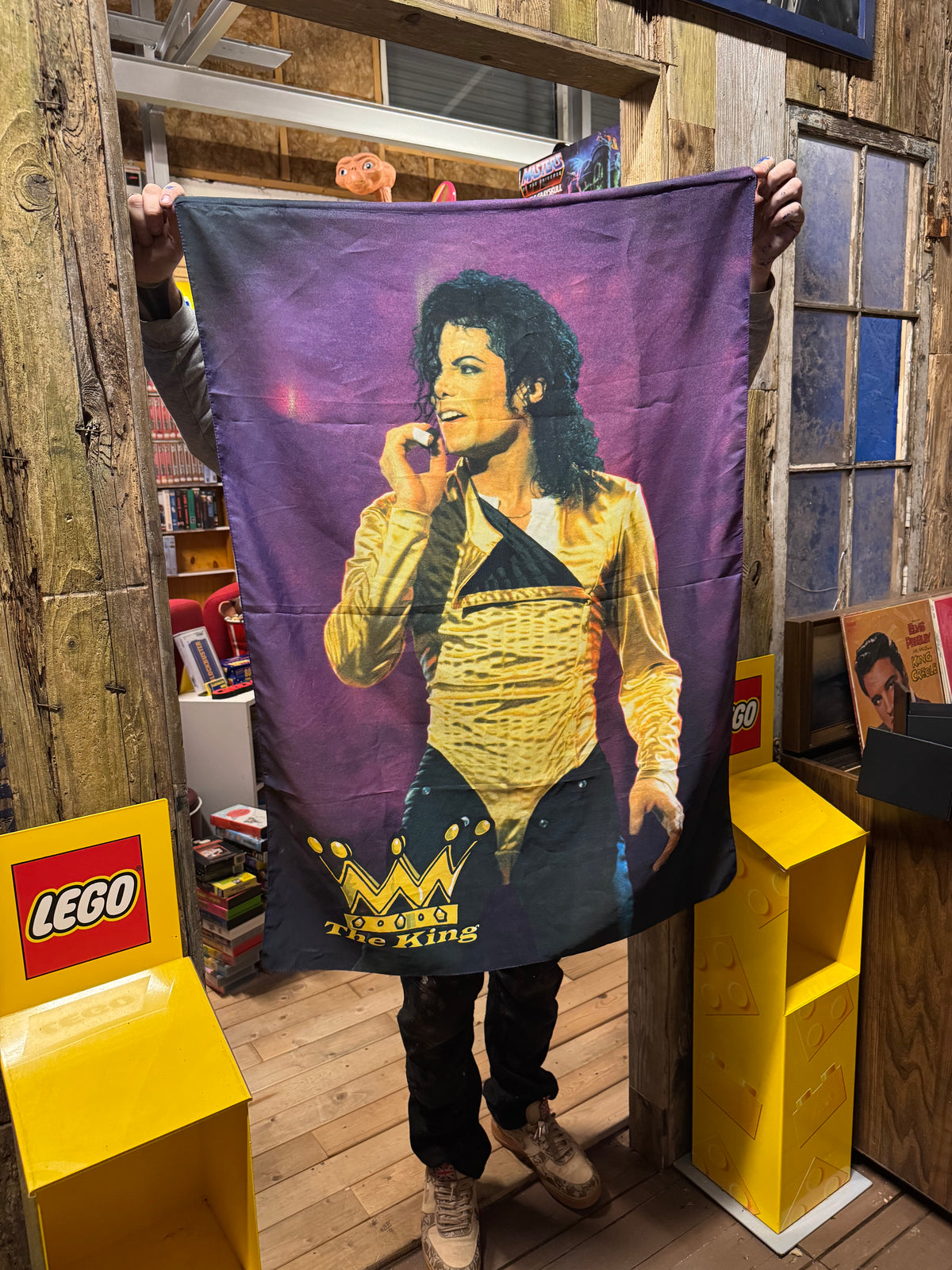 Vintage Michael Jackson Banner