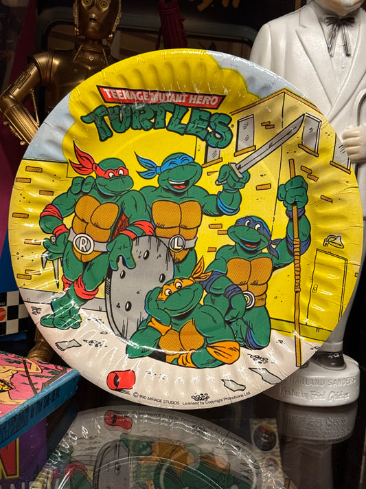 Turtles paptallerken 1990