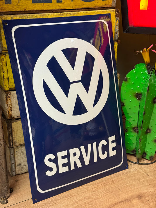 VW Service - Emaljeskilt