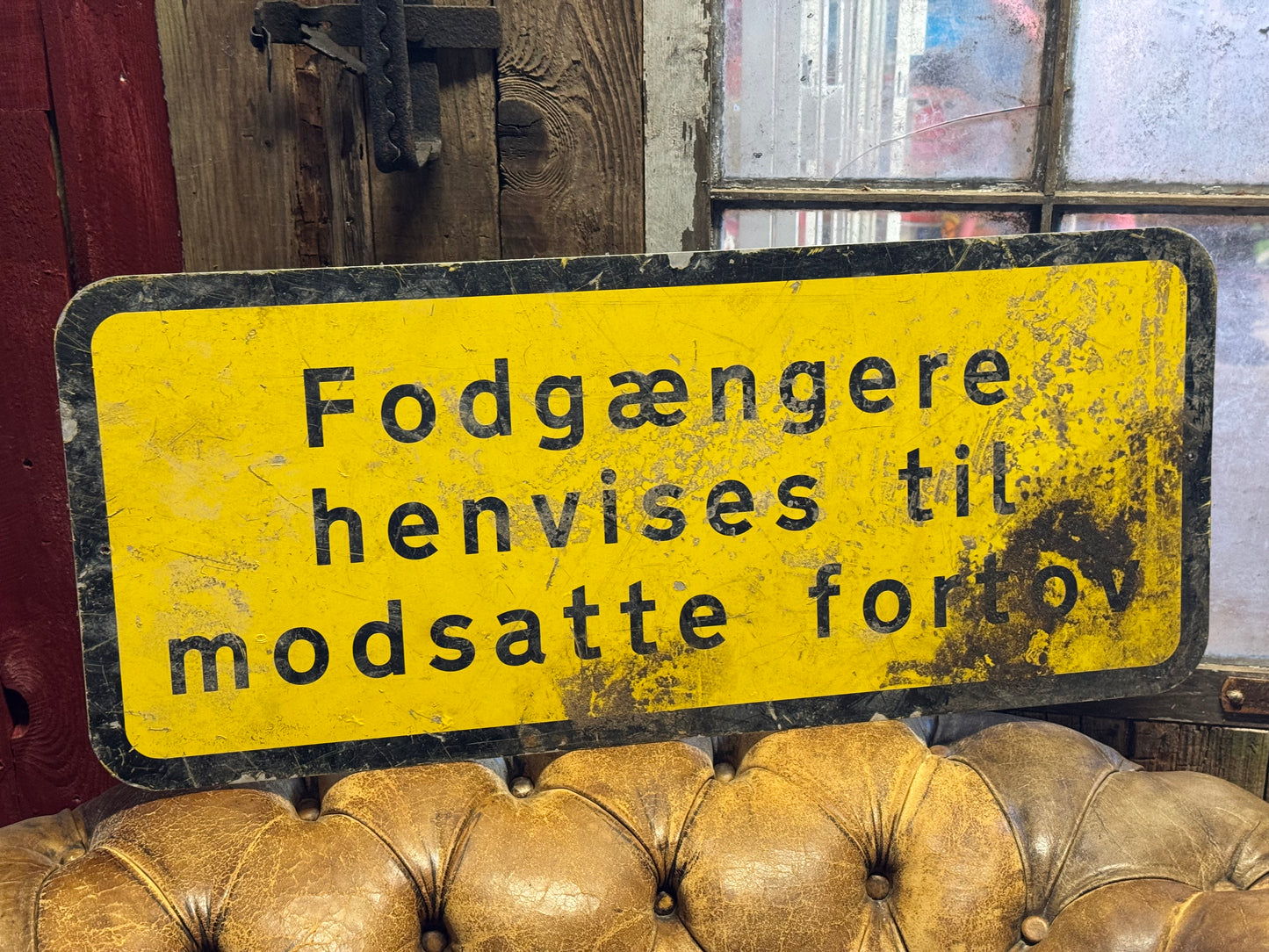 Fodgængere skilt