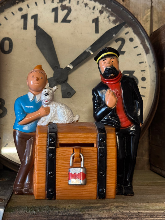 Tintin sparebøsse 1970erne
