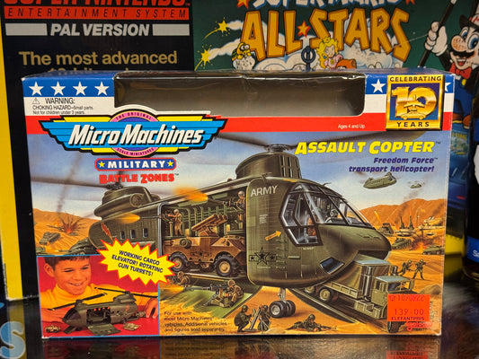 Micro Machines Military Battle Zones Assault Copter 1996