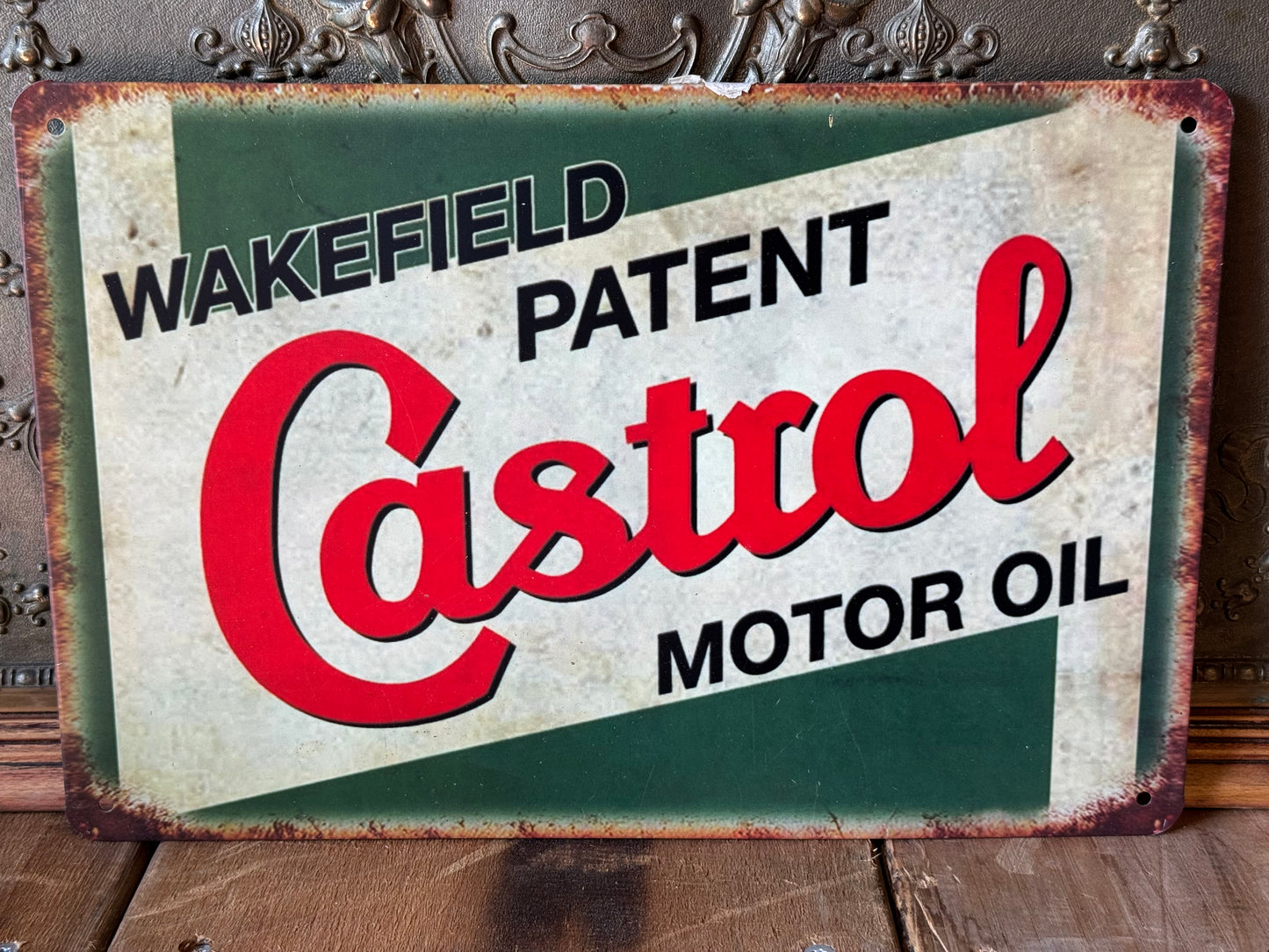 Castrol blikskilt