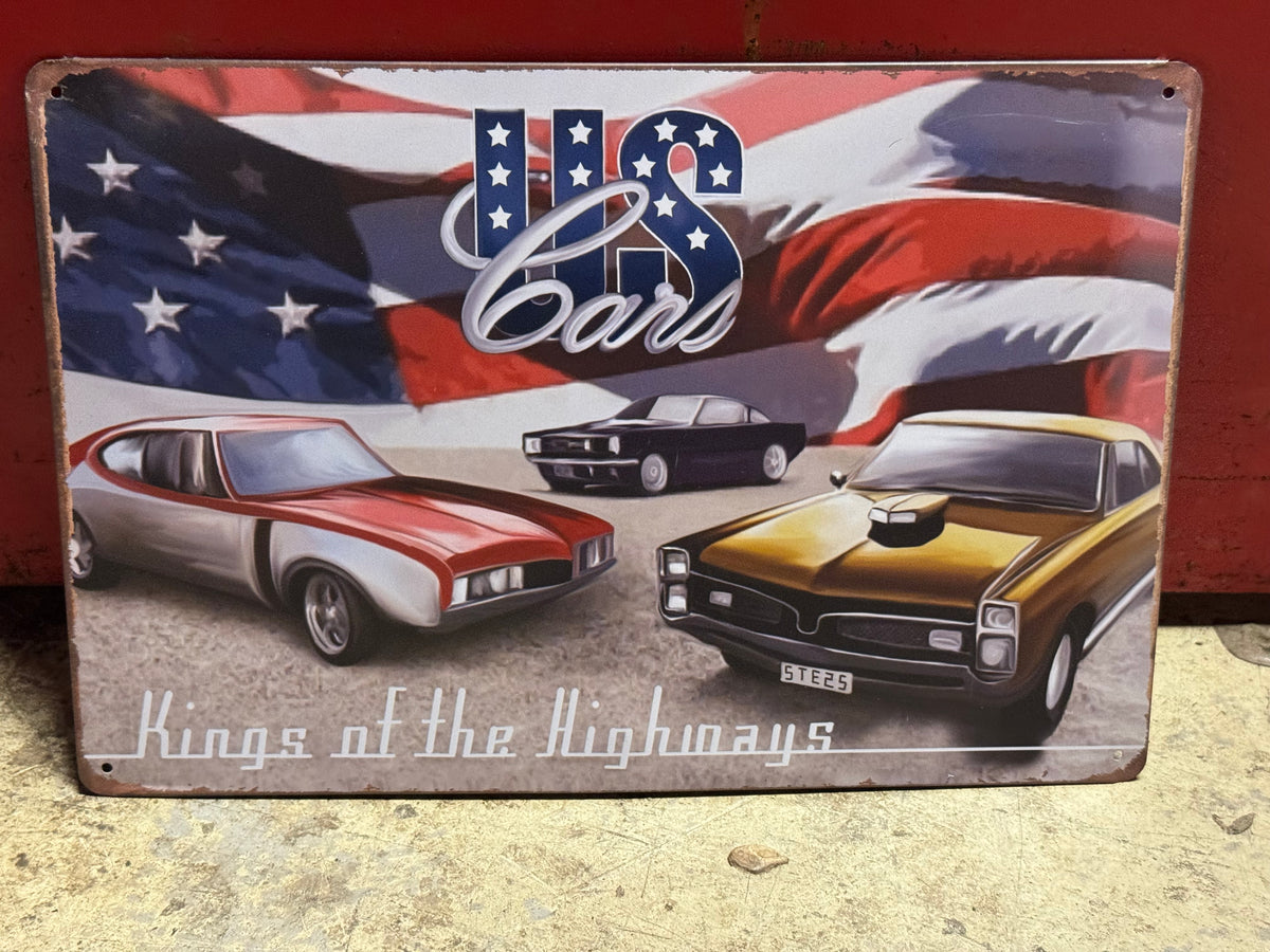 U.S. cars blikskilt