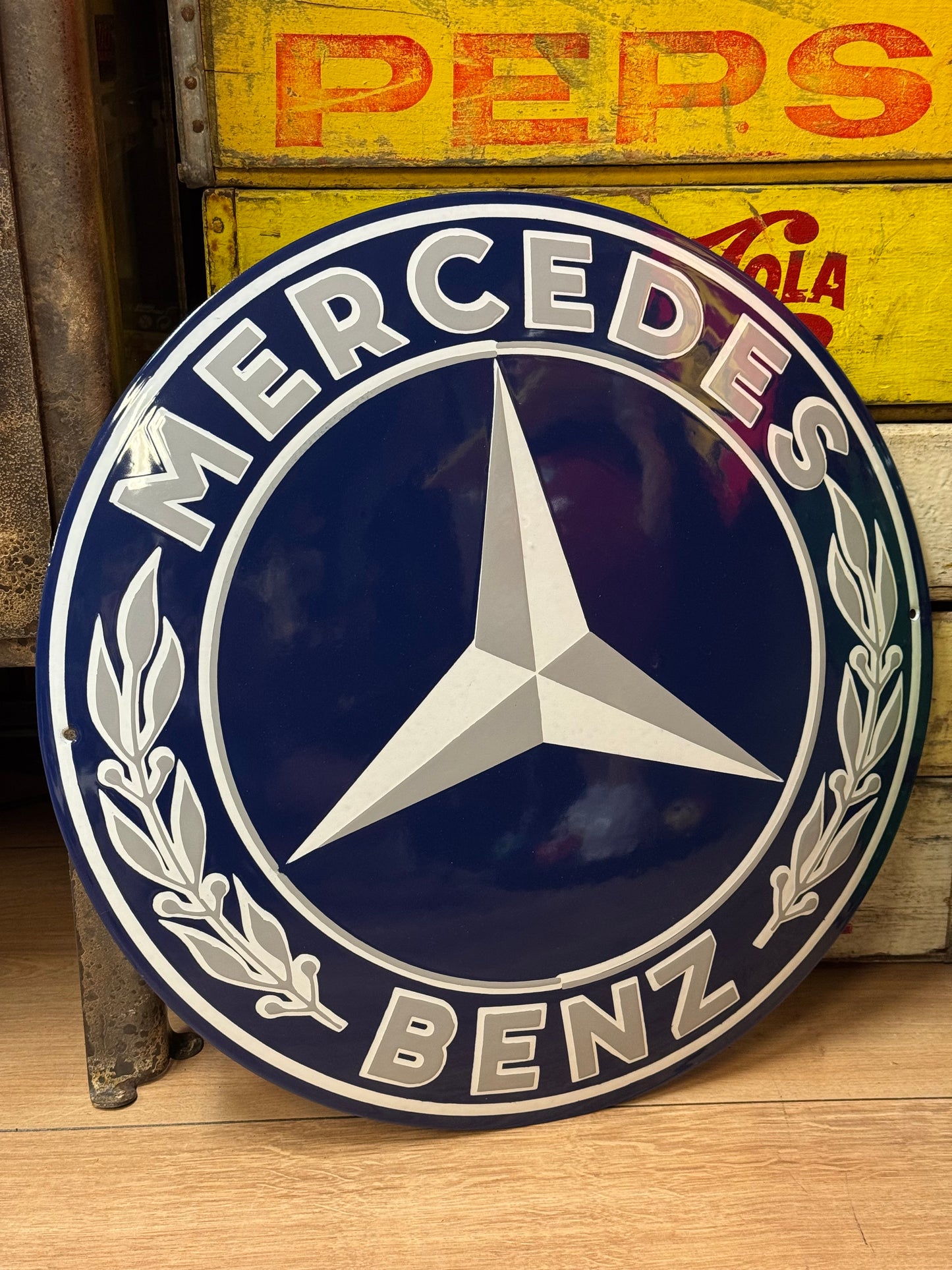 Mercedes - Emaljeskilt