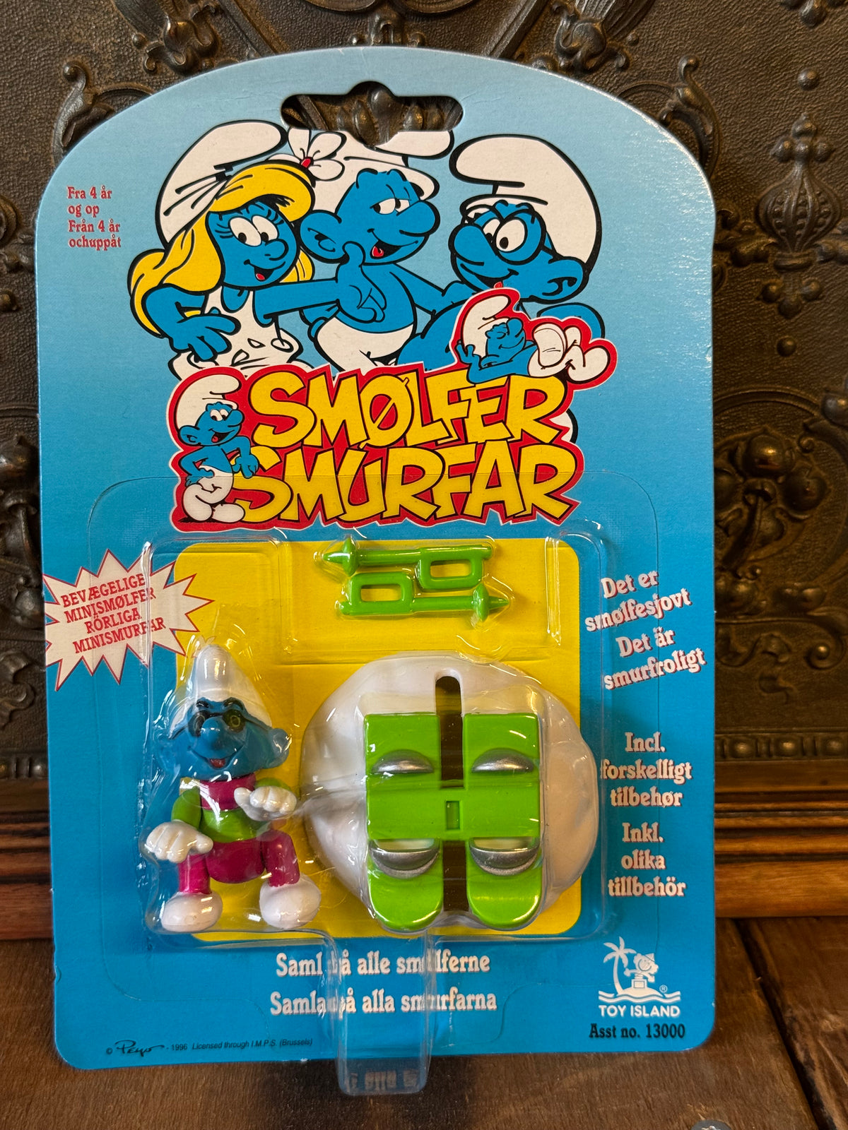 Skiløber smølf