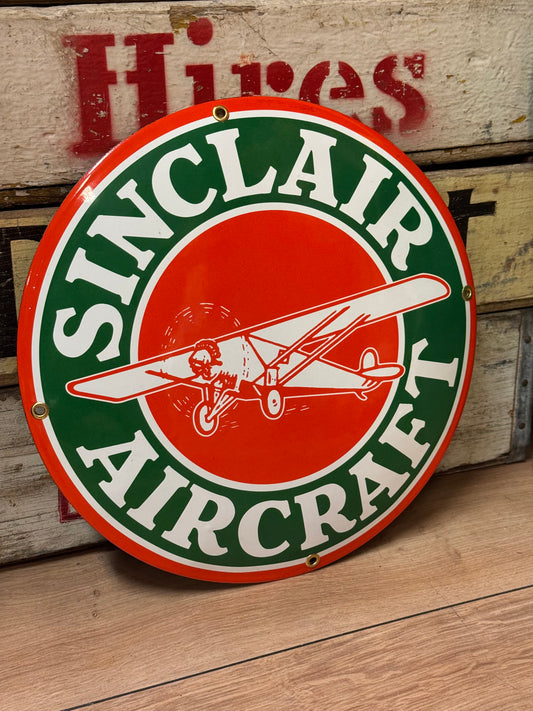 Sinclair Aircraft - Emaljeskilt