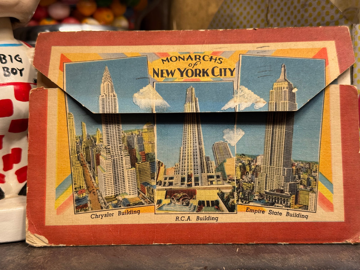 Postkort New York – "The World Metropolis" 1940erne
