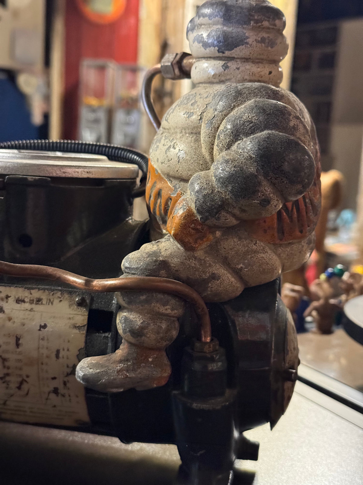 Michelin Bibendum-luftkompressor 1920-1930erne