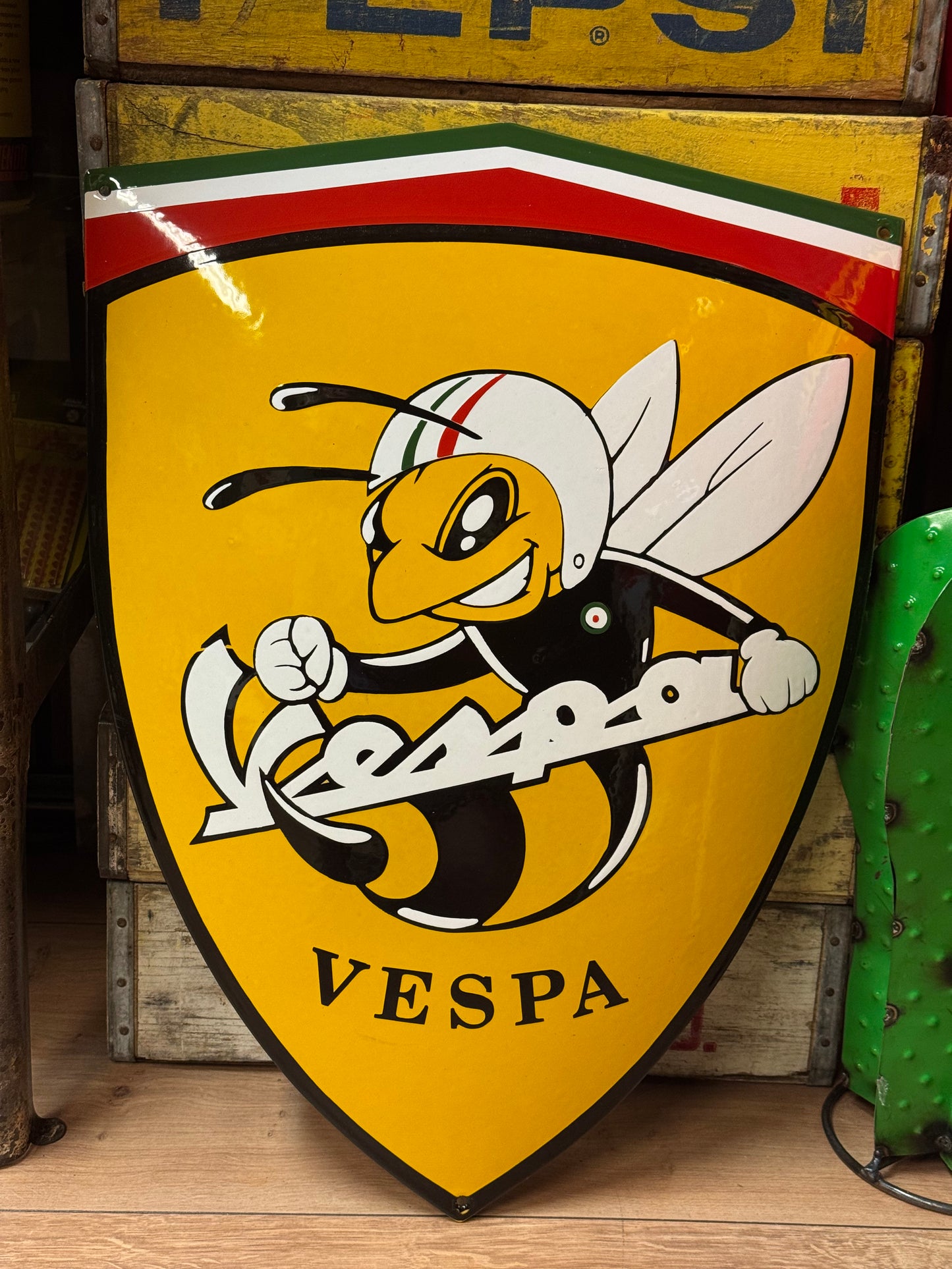 Vespa - Emaljeskilt