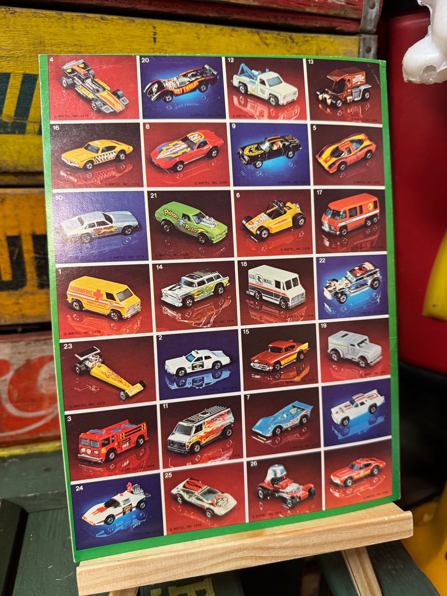 Hot wheels color book 1978