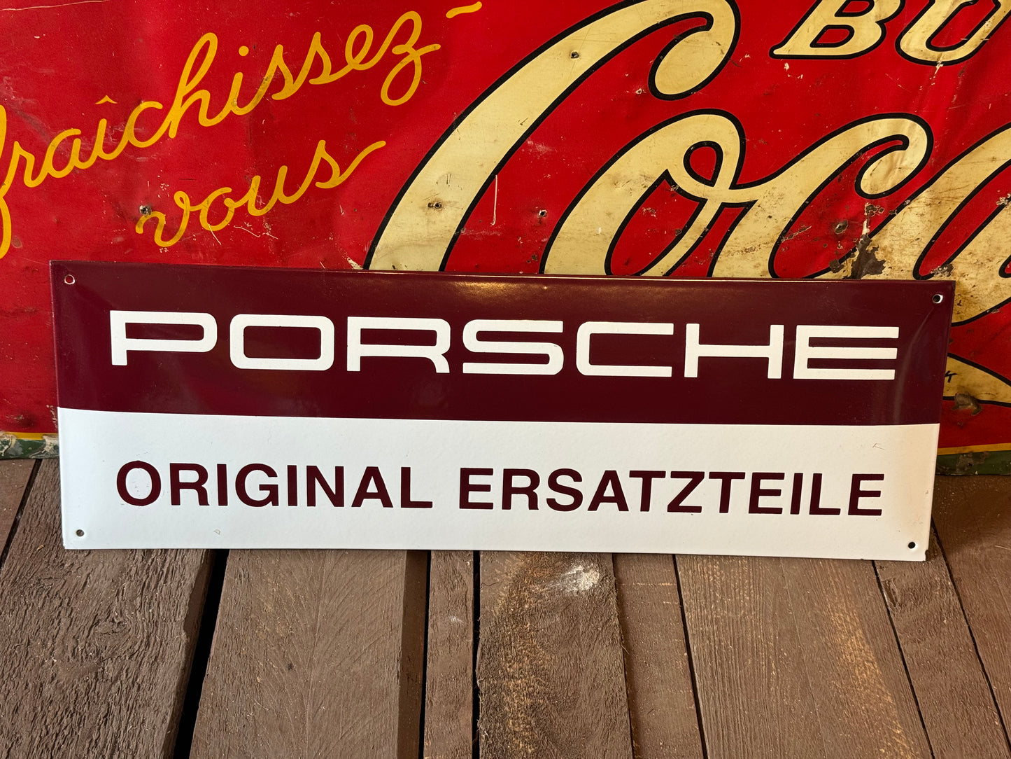Porsche Emaljeskilt