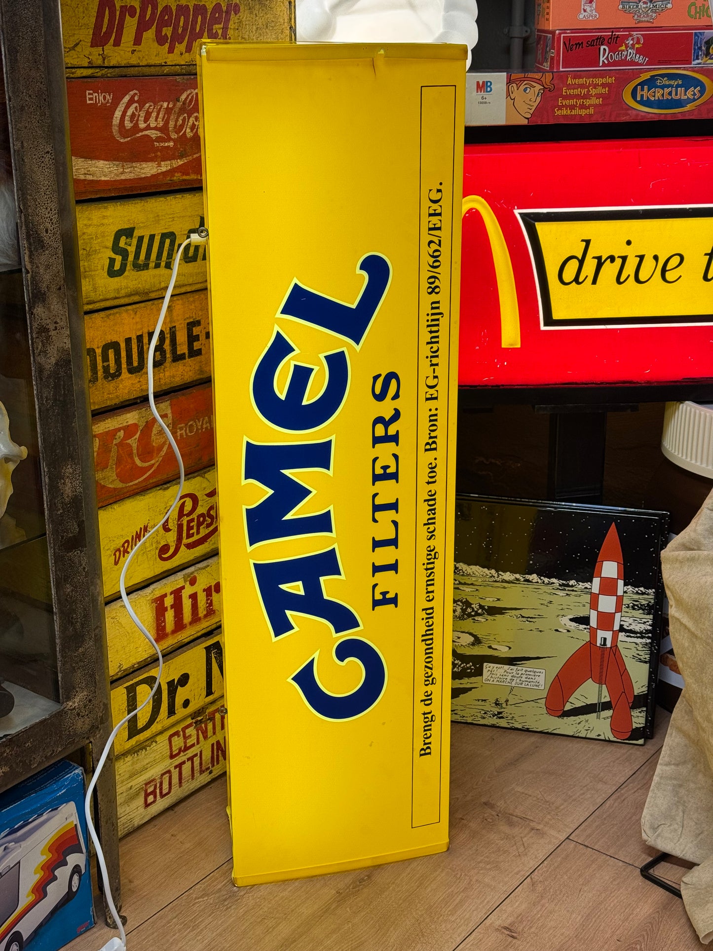 Camel lys skilt