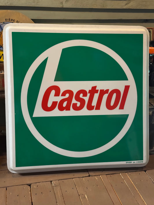 Castrol lysskilt