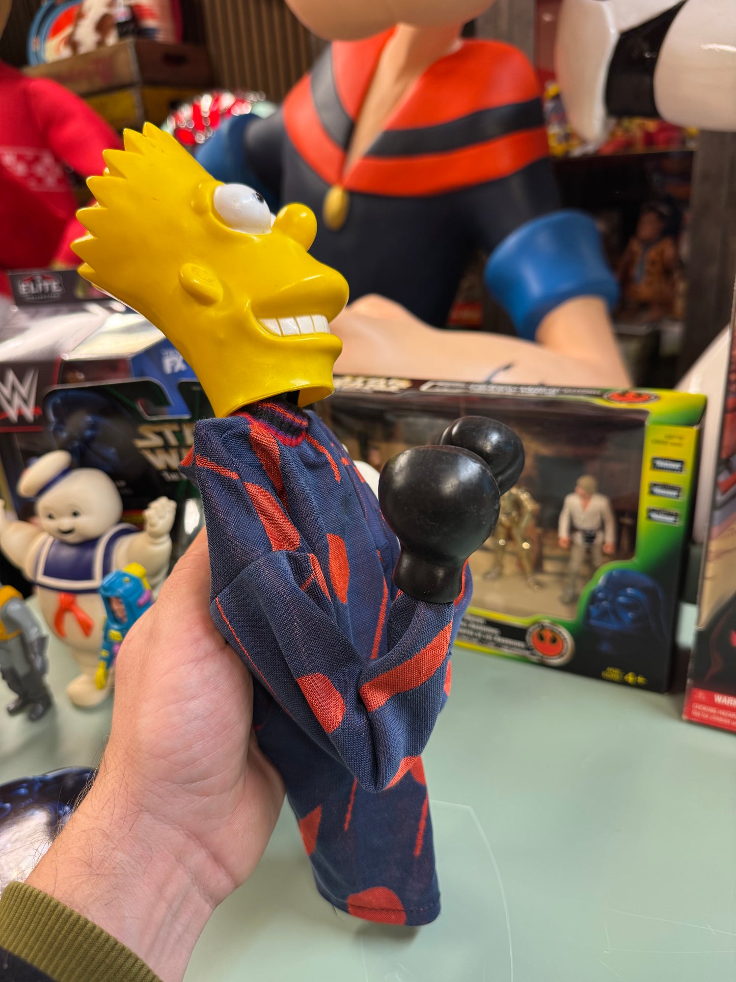 Bart Simpsons hånddukke