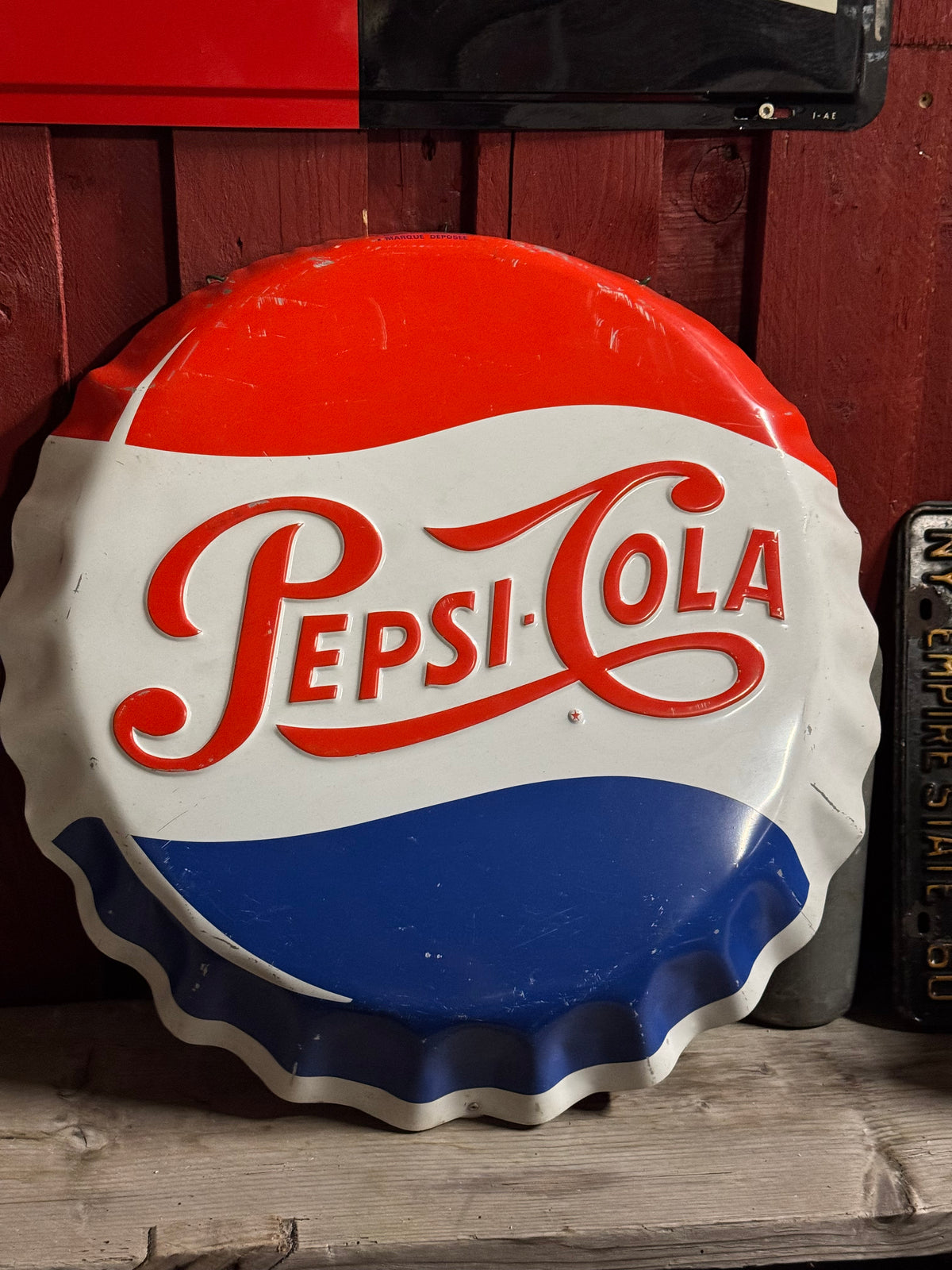 Pepsi Cola blikskilt 1950/60s