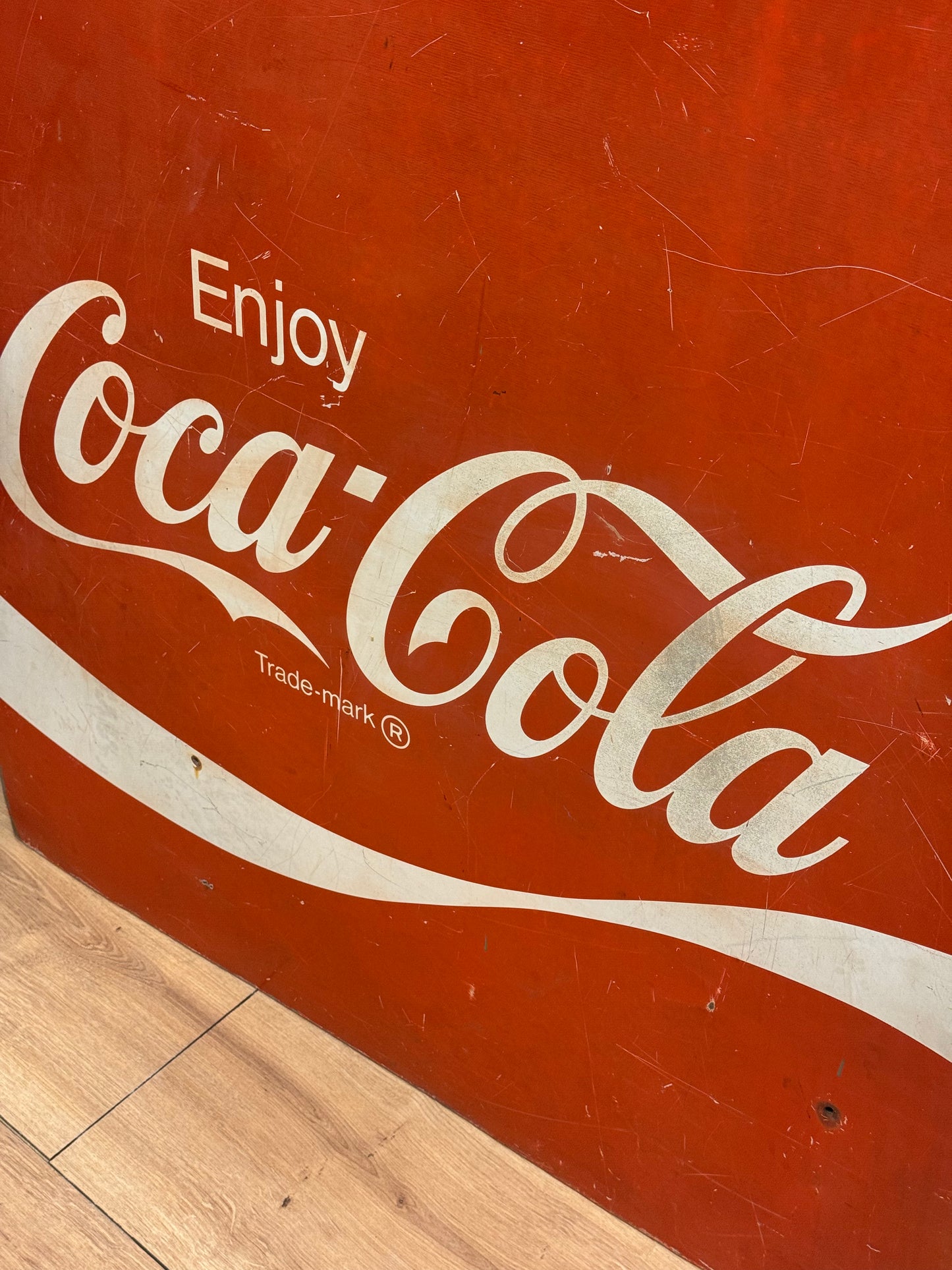 Coca Cola metal skilt