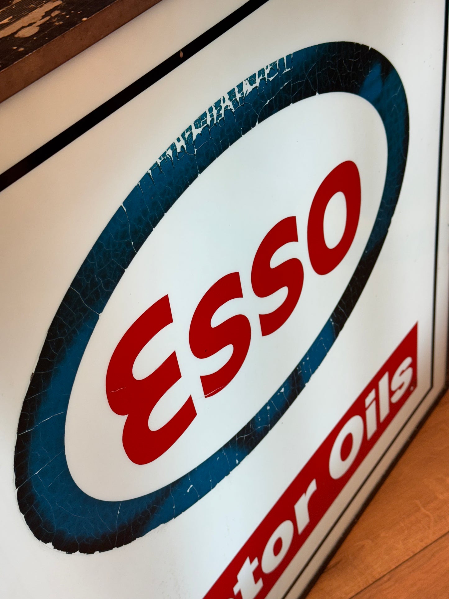 Esso Motor Oils - Lysskilt