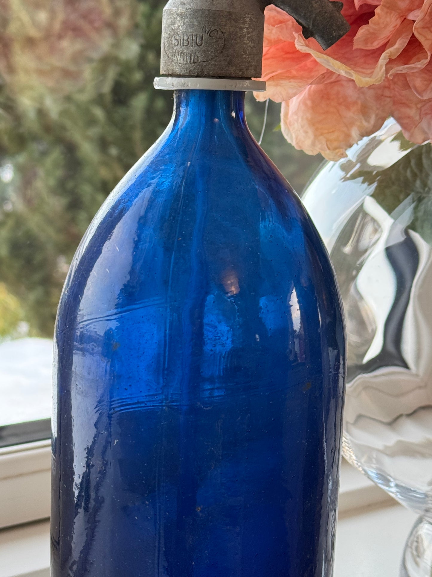 Sifonflaske 2L Blå