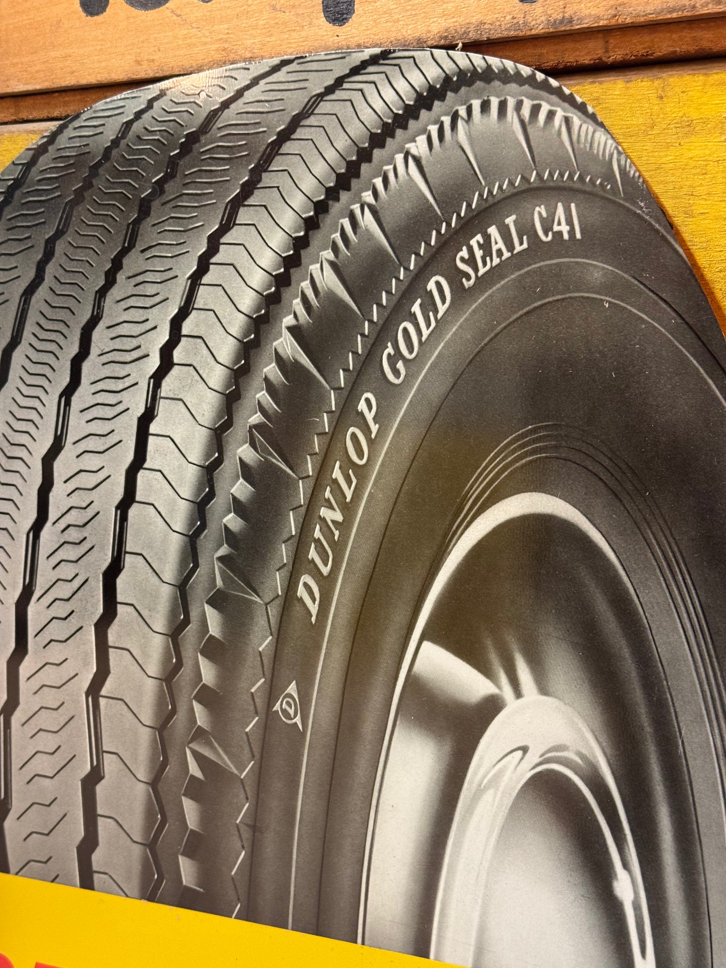 Dunlop blikskilt