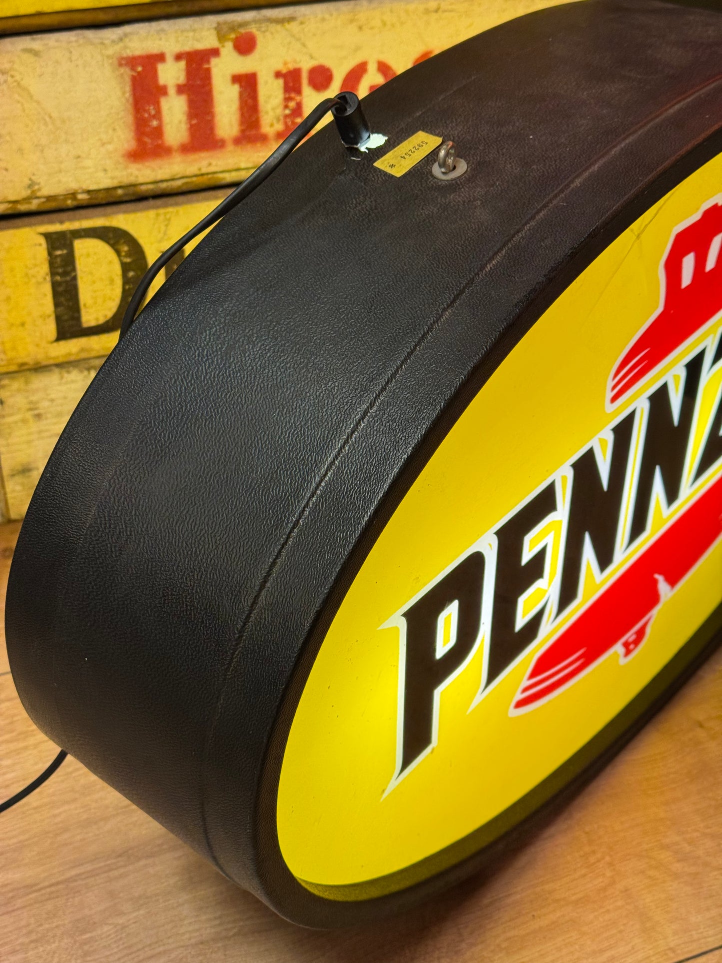 Pennzoil lysskilt