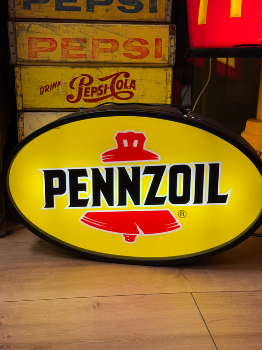 Pennzoil lysskilt