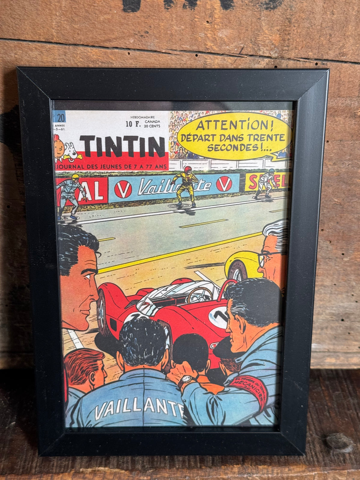 Tintin i ramme 10x15