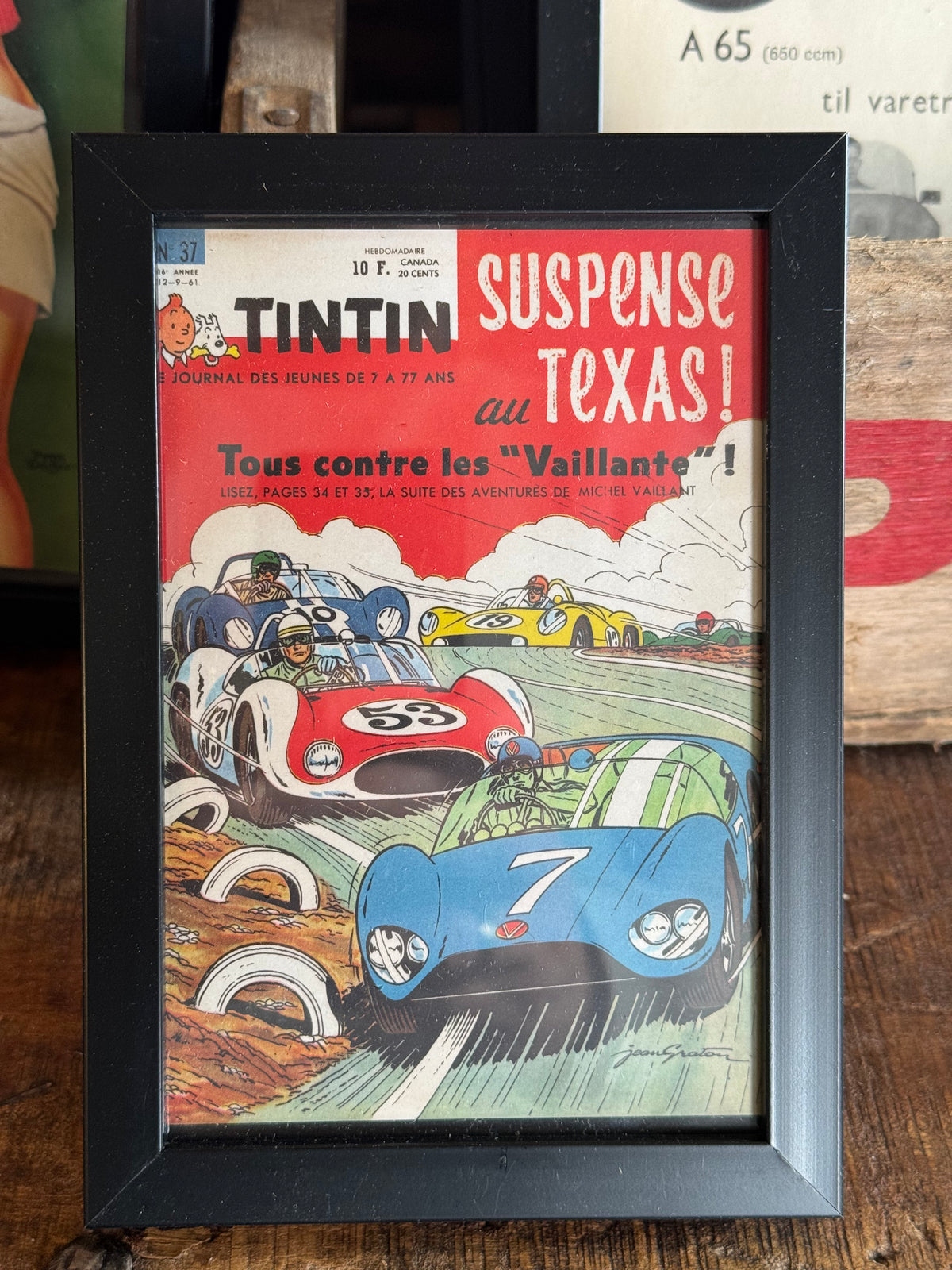 Tintin i ramme 10x15
