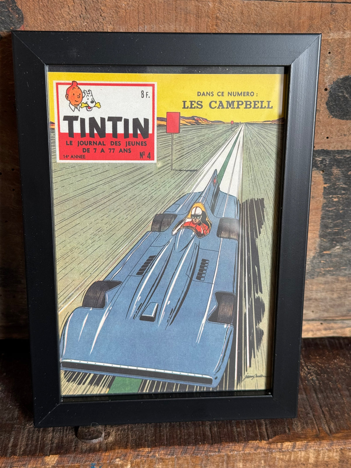 Tintin i ramme 10x15