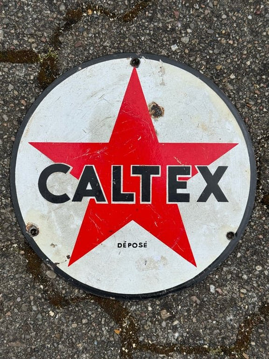 Caltex Emaljeskilt
