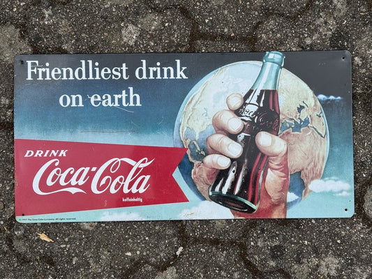 Coca Cola blikskilt